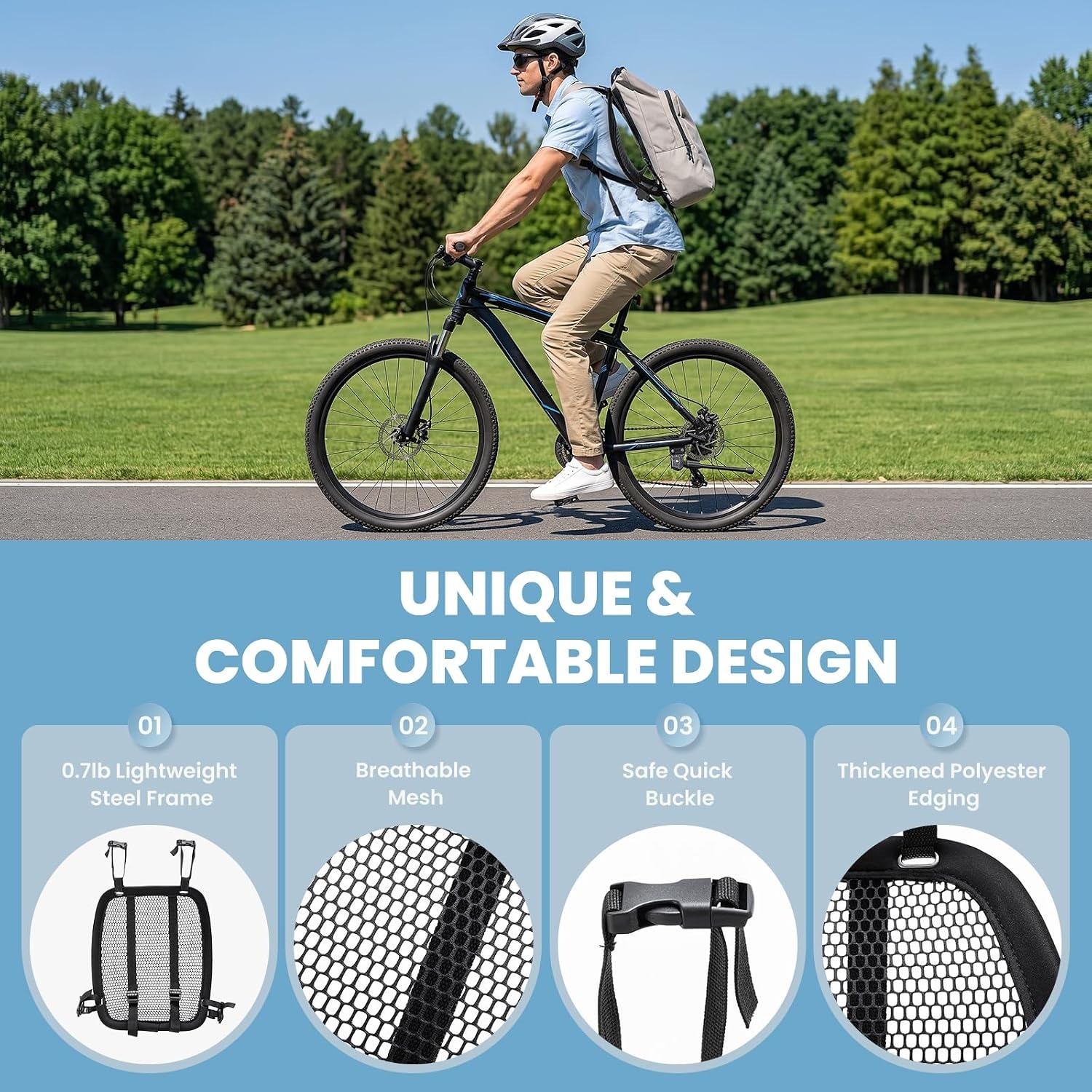 Mochila Ligera con Ventilación - Cycling Commute Backpack reseña y precio
